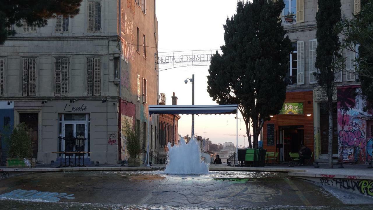 Quartier Des Createurs "La Plaine Cours Julien" Chambre Privee Dans Appartement Menage Frequent Des Parties Commune Marseille Ngoại thất bức ảnh
